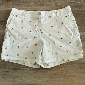 Embroidered White Women's Tommy Bahama Boracay 5" Shorts